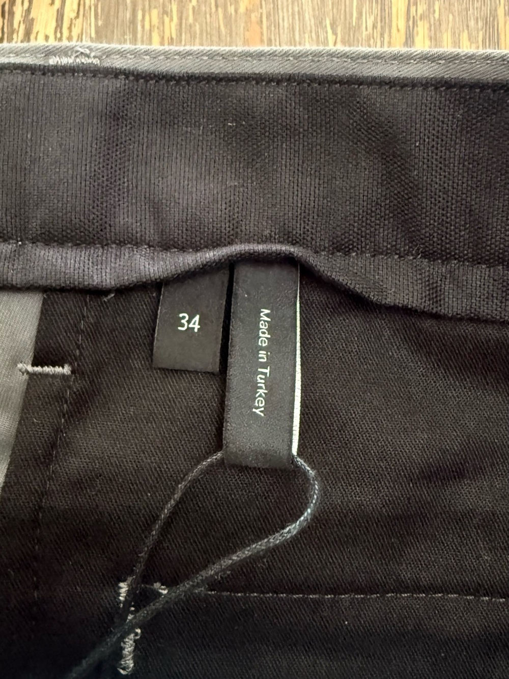NWT Theory | Zaine Pant Stretch Cotton Twill | Deep Titanium | Waist 34” - Picture 4 of 5